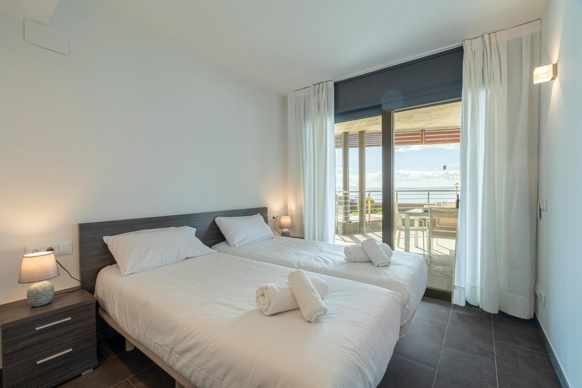 Apartamento Con Gran Terraza Delante Del Mar Росас Экстерьер фото