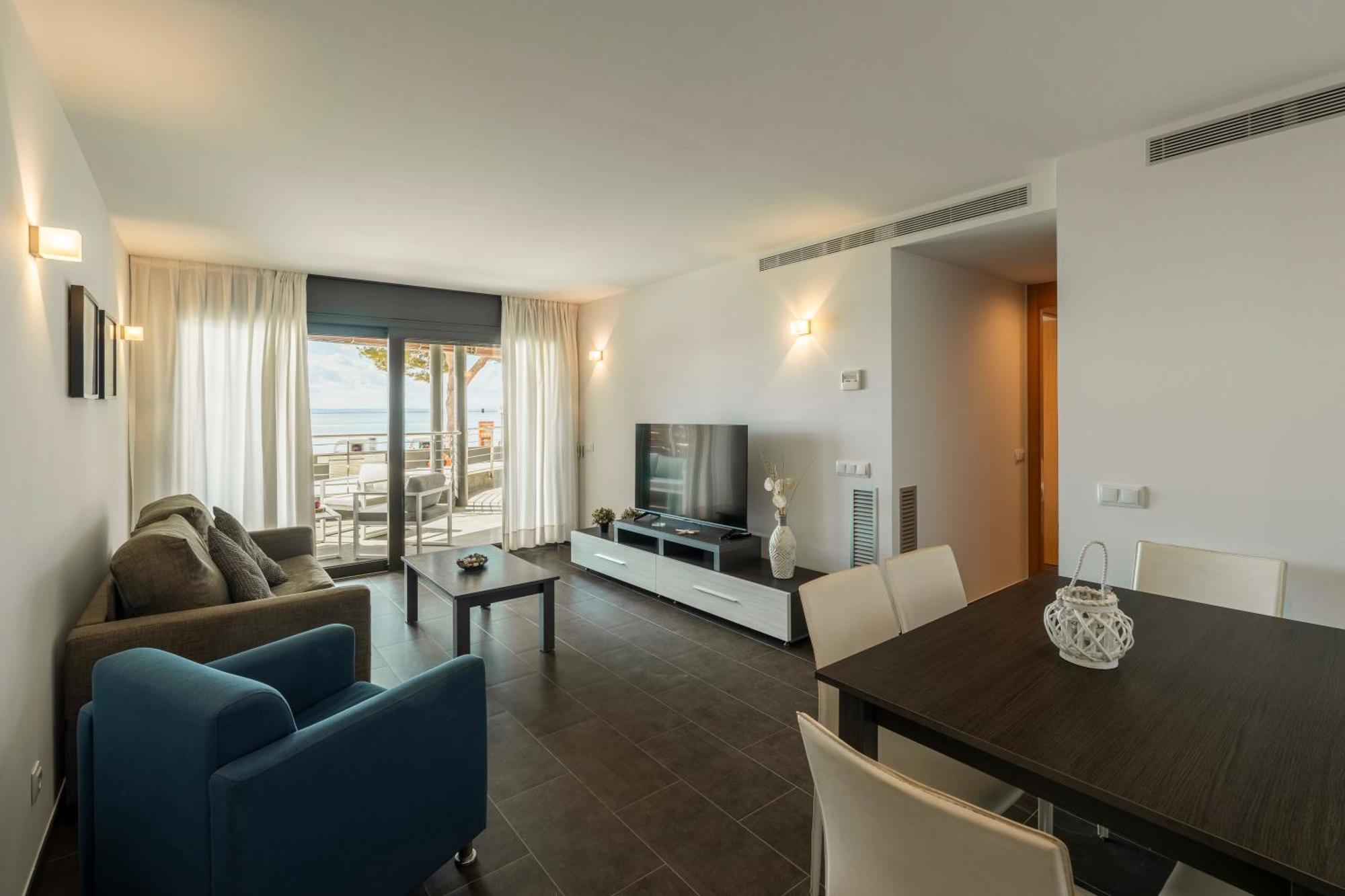 Apartamento Con Gran Terraza Delante Del Mar Росас Экстерьер фото