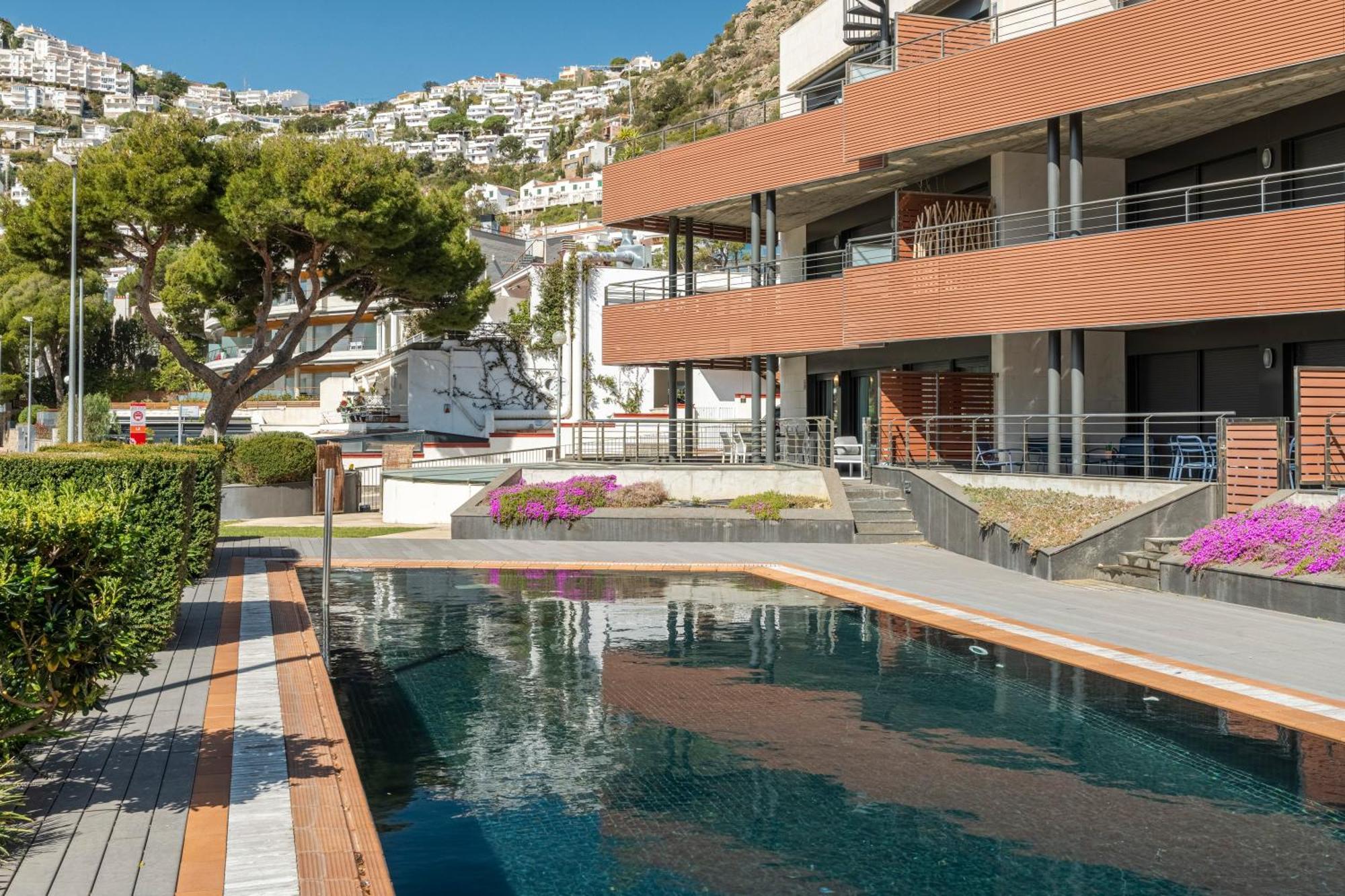 Apartamento Con Gran Terraza Delante Del Mar Росас Экстерьер фото