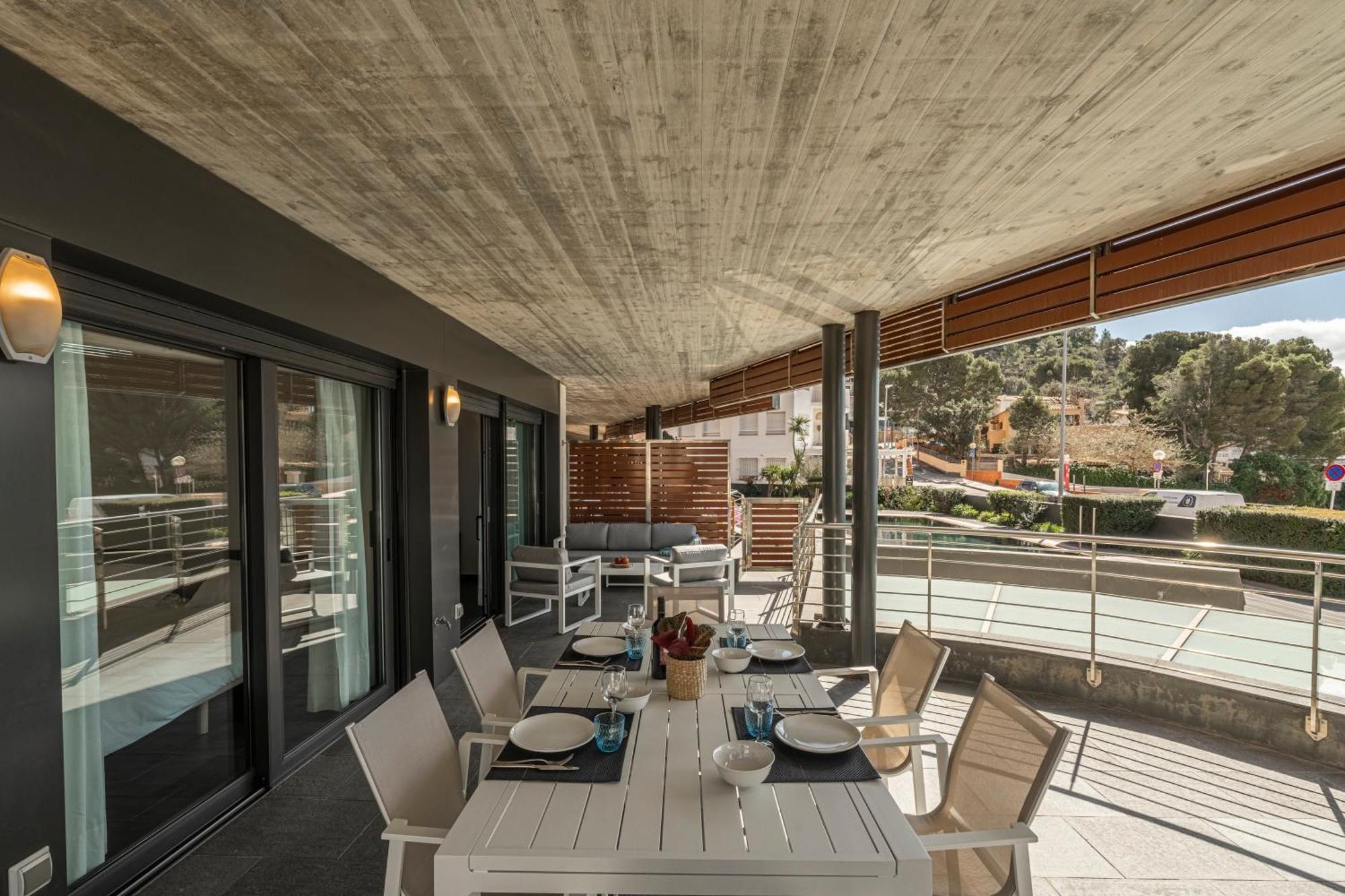 Apartamento Con Gran Terraza Delante Del Mar Росас Экстерьер фото